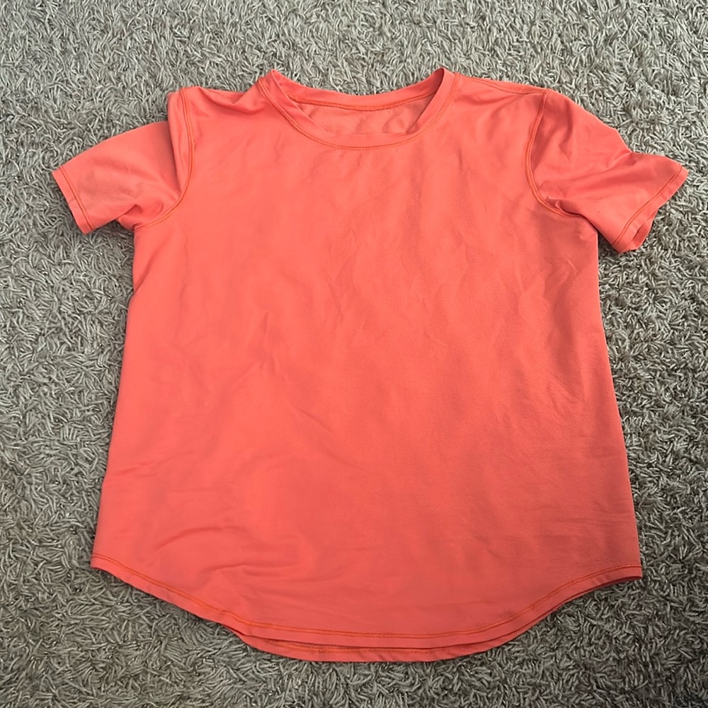 Lululemon Orange Shirt